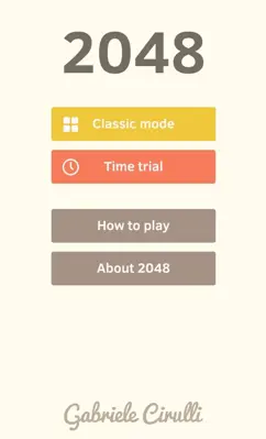 2048 by Gabriele Cirulli android App screenshot 1